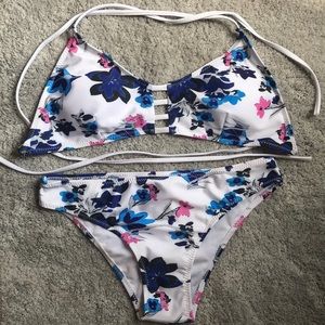 Zaful Floral Swimsuit - Size Large